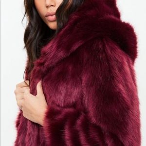 Faux Fur hooded jacket